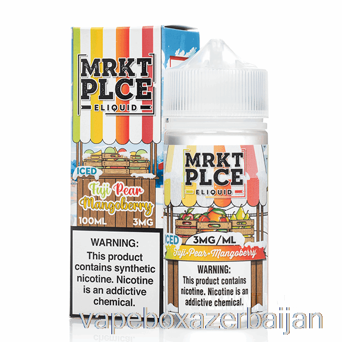 Vape Azerbaijan Ice Fuji Pear Mangoberry - MRKT PLCE - 100mL 3mg